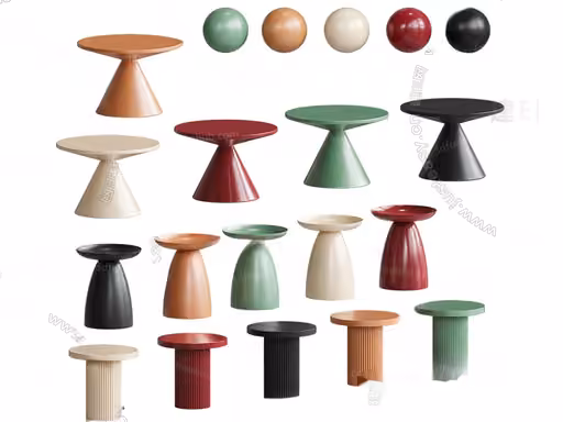 These Are Modern Stools 3D Model – 21605 – VRAY Render