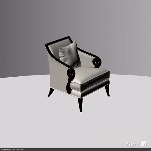 A 3D Rendering Of A Chair 3D Model – 22483 – VRAY Render