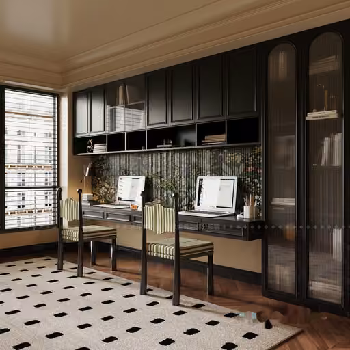 A Home Office 3D Model – 22495 – VRAY Render