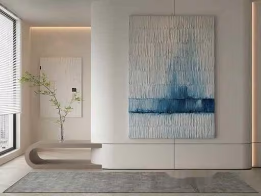 Modern Abstract Painting 3D Model – 22135 – VRAY Render