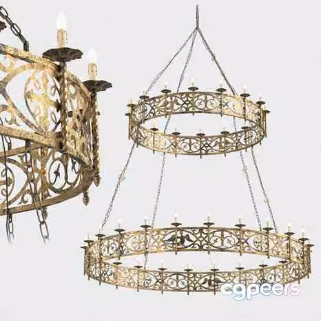 Gold Light Fixture