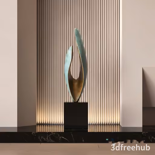Modern Sculpture 3D Model – 23485 – VRAY Render