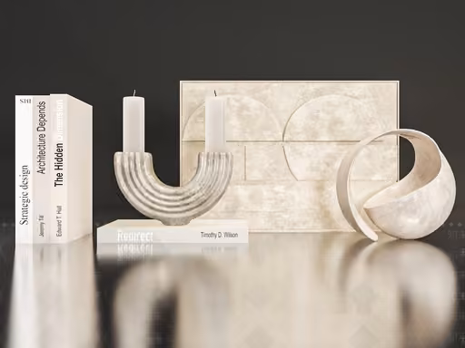 Minimalist Bookshelf 3D Model – 22163 – VRAY Render