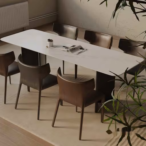 Modern Dining Table 3D Model – 23129 – VRAY Render