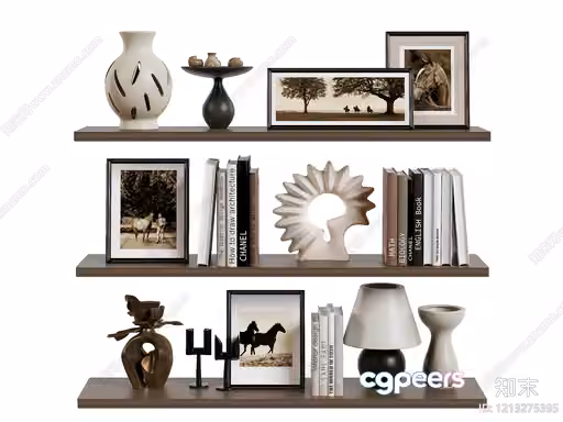 Modern Home Decor 3D Model – 21141 – VRAY Render