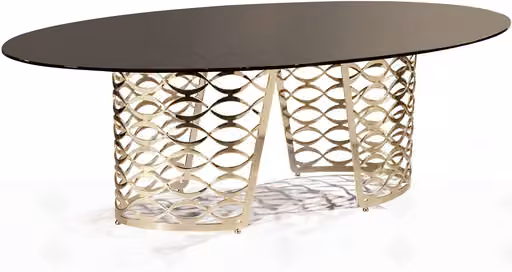 Gold Table With Intricate Design 3D Model – 21874 – VRAY Render