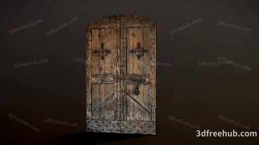 Old Wooden Door 3D Model – 22974 – VRAY Render