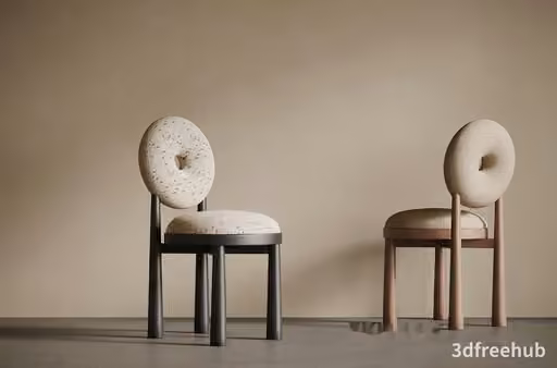 Wooden Chairs 3D Model – 22635 – VRAY Render