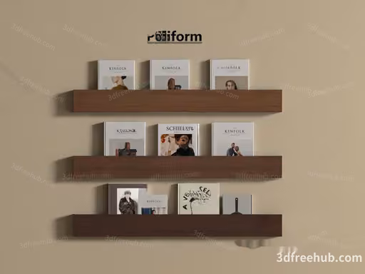 Modern Wall Decor 3D Model – 22451 – VRAY Render